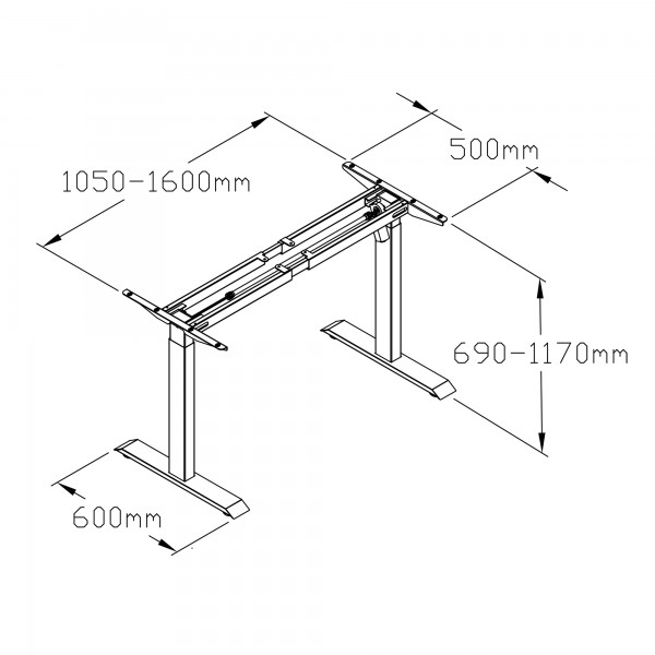 Bàn nâng hạ thông minh Ergonomic ERD-1201