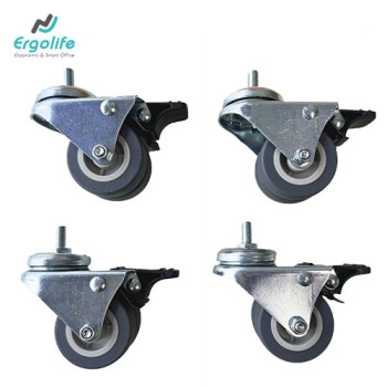 Bánh xe chịu lực cho bàn Ergonomic  Loại 4 bánh khóa 