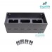 Combo Nắp Hộp Điện OEFG320 + Hộp Chứa Ổ Cắm Điện Âm Bàn OEDH003A