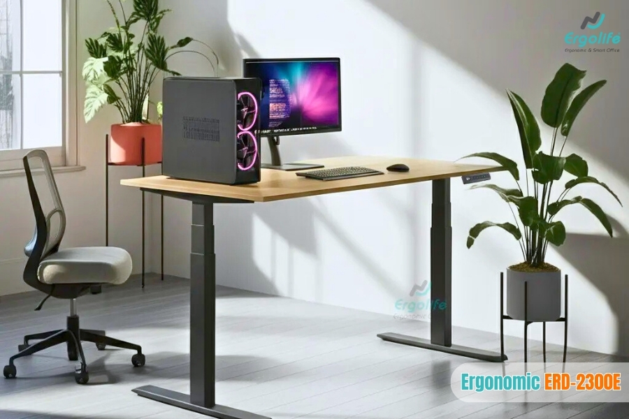 Bàn nâng hạ ERD-2300E Ergolife Bàn nâng hạ ERD-2300E Ergolife
