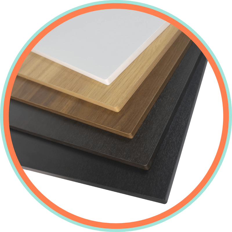 Mặt bàn An Cường cao cấp - nhiều màu sắc, MDF chống ẩm