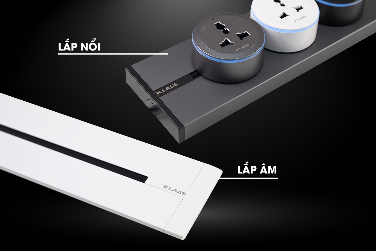 Lắp nổi và lắp âm ray NGD3