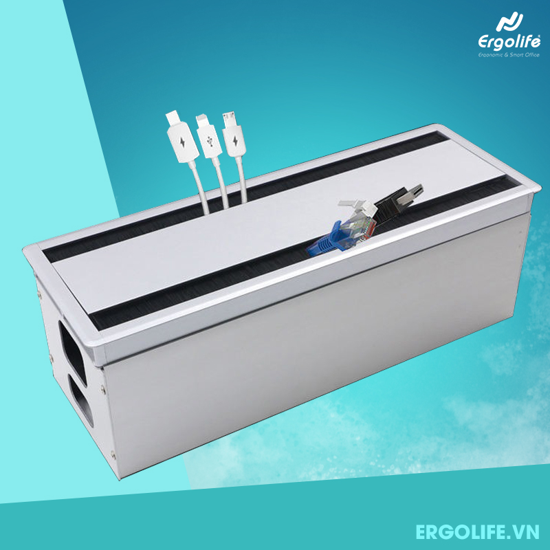 Hộp điện âm bàn OEDH104X hỗ trợ đa dụng