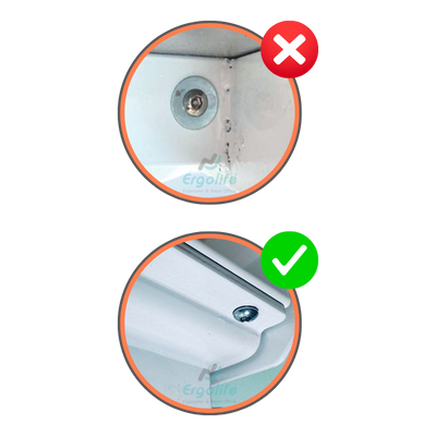 Mối hàn và sơn tĩnh điện bàn nâng hạ ERD-1230