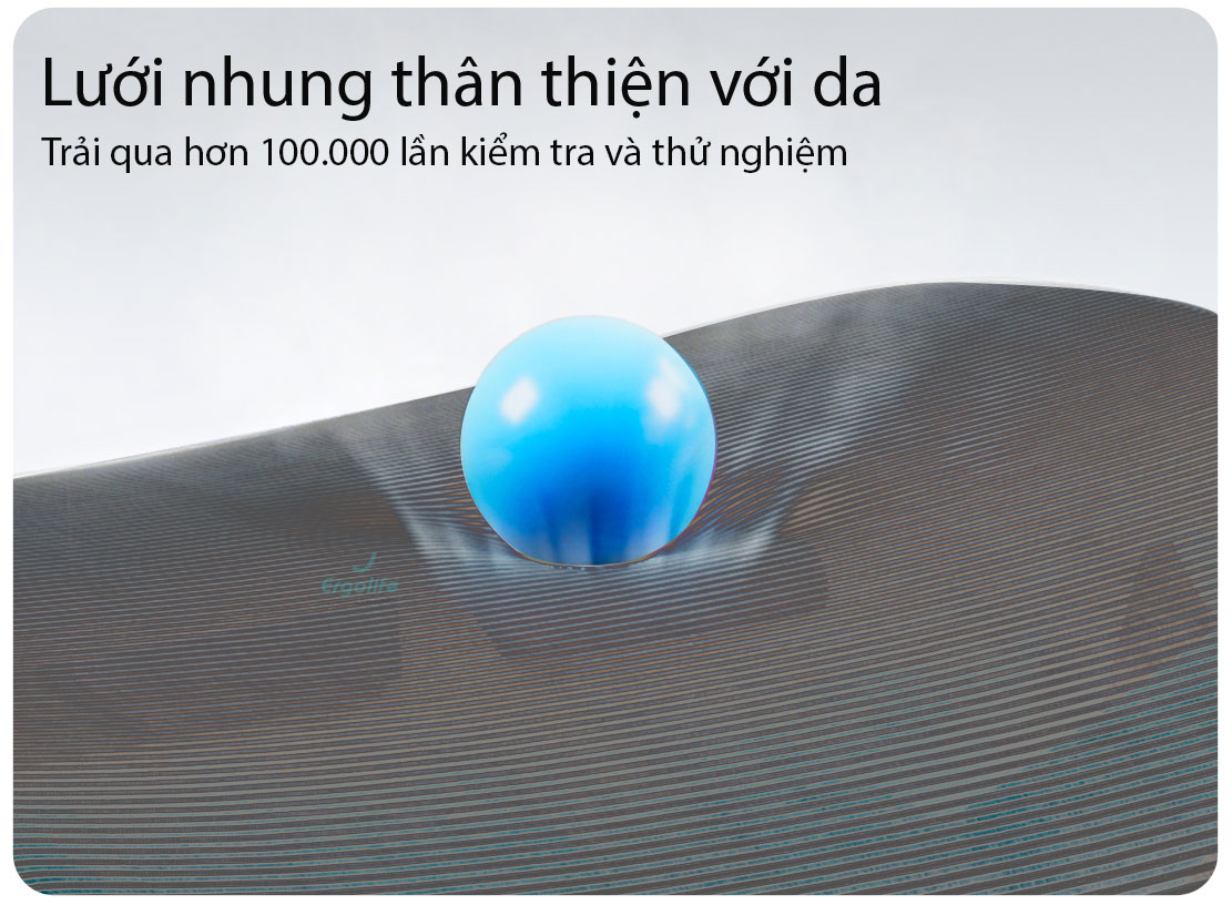 Lưới nhung Ý thân thiện với da