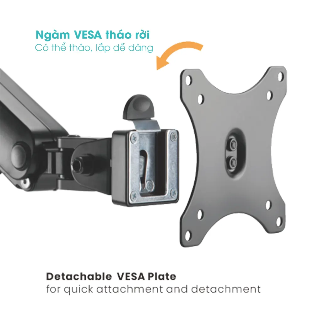 ngàm VESA tay đỡ LDT20-C012D