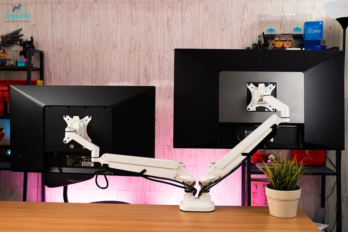 Tay đỡ màn hình công thái học ErgoLife