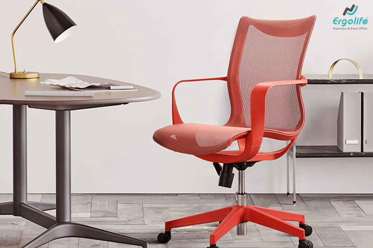 Ghế công thái học Sihoo M77C màu đỏ