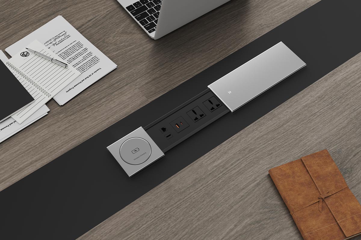 Ổ điện âm bàn 215AC cho phòng họp