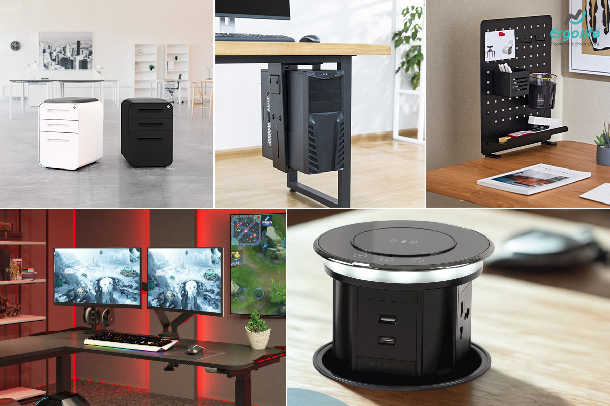 Phụ kiện bàn làm việc công thái học