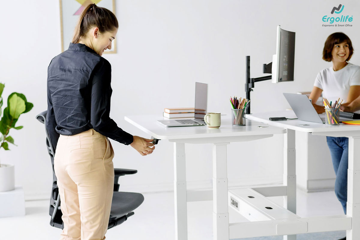 Bàn nâng hạ công thái học Ergolife