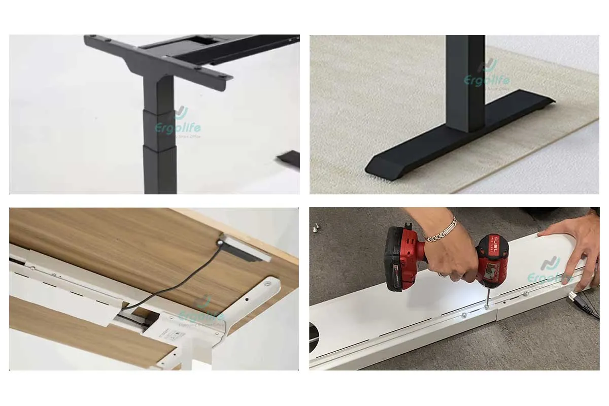 Các vị trí khớp nối làm bàn không được chắn chắn