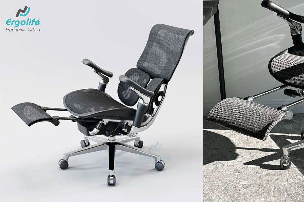 Ghế công thái học Sihoo S300 có gác chân