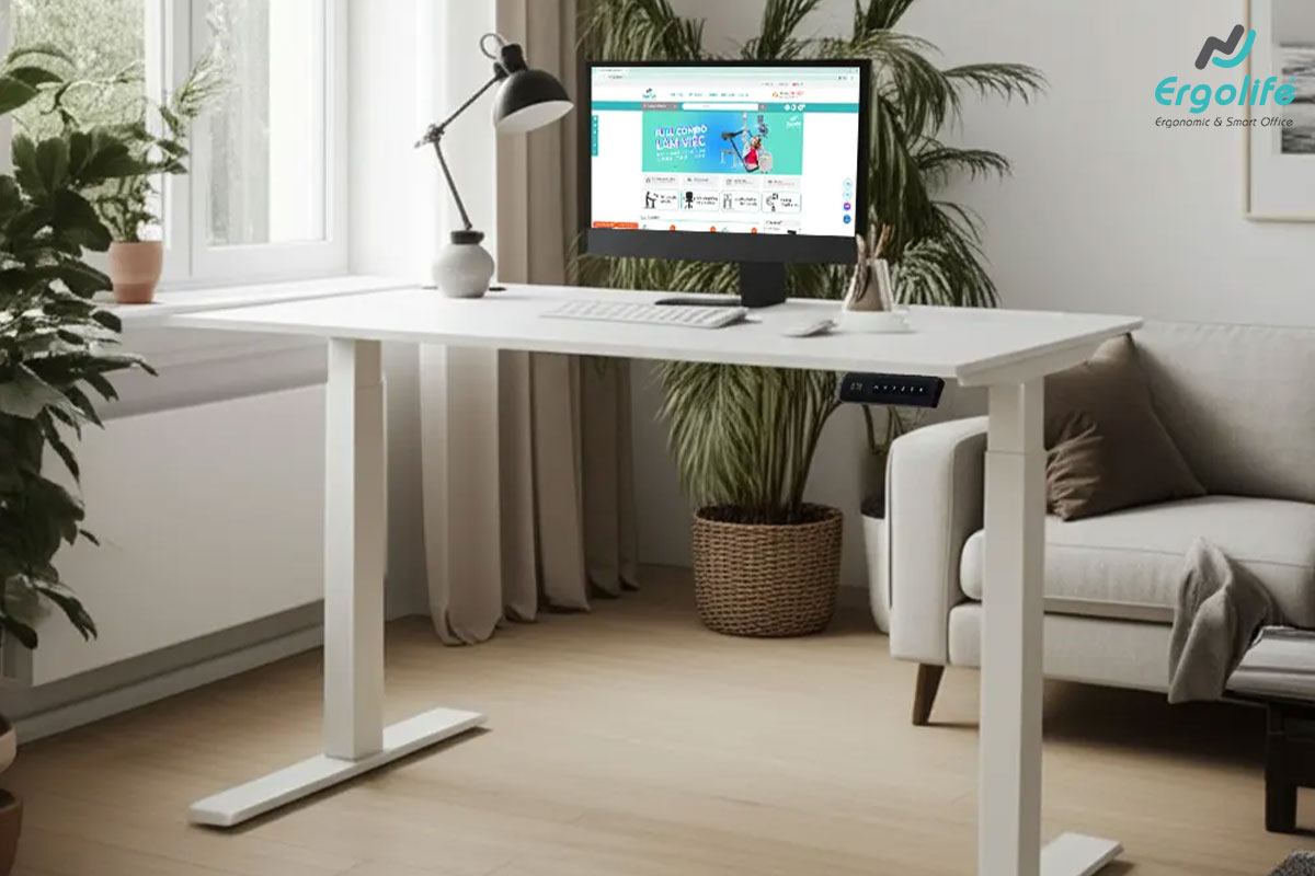 Bàn nâng hạ 2 động cơ ERD-2200E Bàn làm việc thông minh