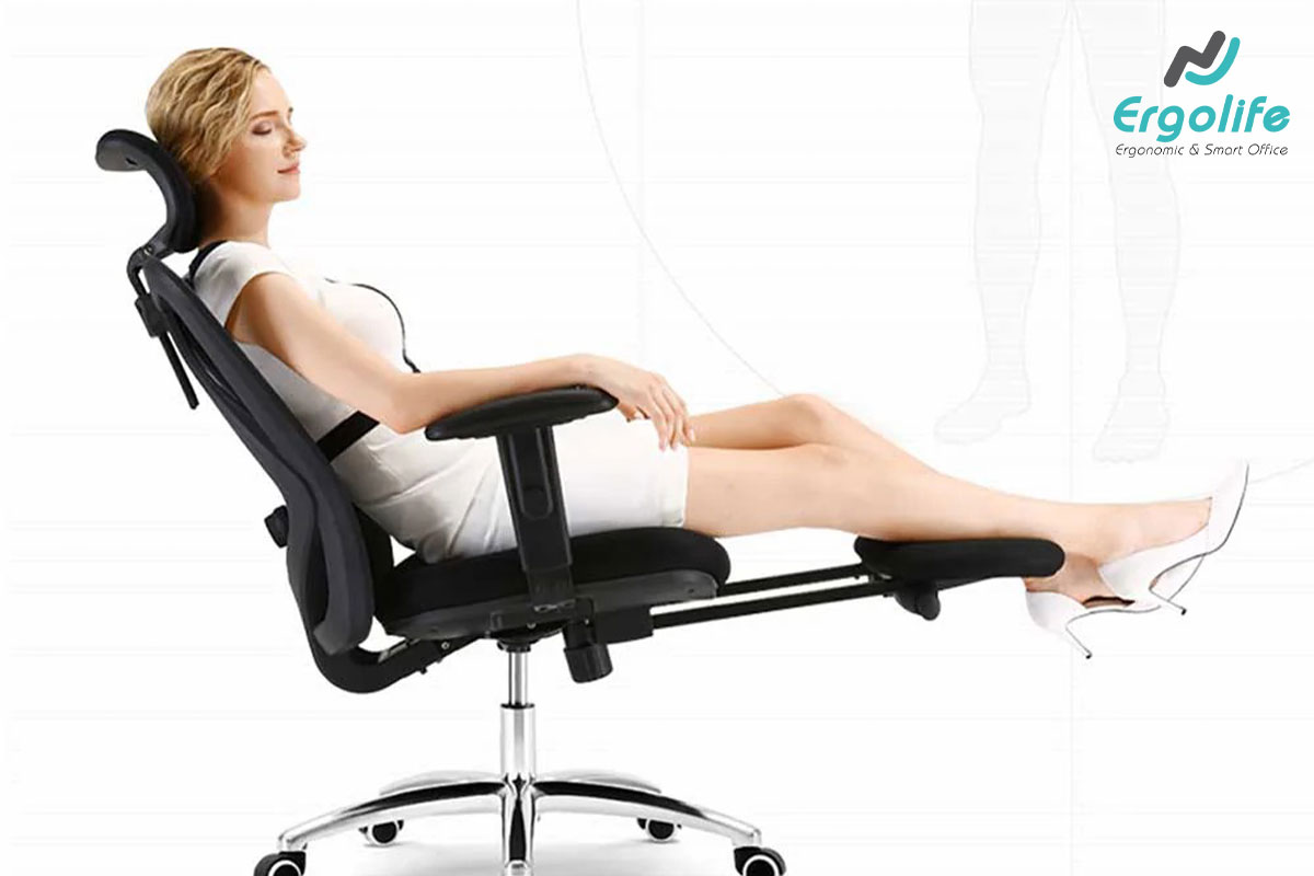 Tựa tay ghế công thái học giúp giảm áp lực lên cánh tay