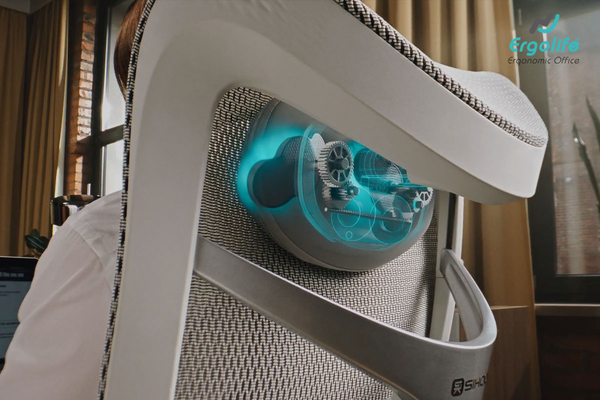 Tính năng massage trên ghế Sihoo T6