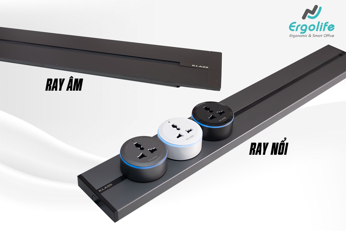 nên chọn ổ điện ray trượt nổi hay âm