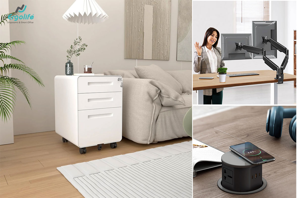 Các phụ kiện công thái học hỗ trợ Các phụ kiện công thái học hỗ trợ