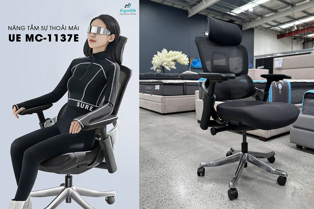 Ghế công thái học UE MC-1137E