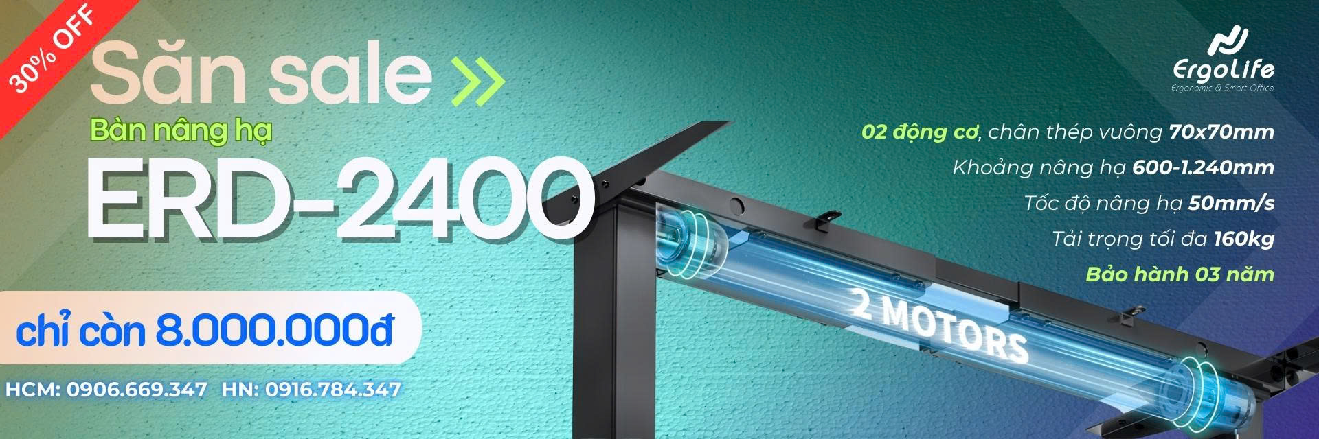 Khuyến mãi bàn nâng hạ ERD-2400