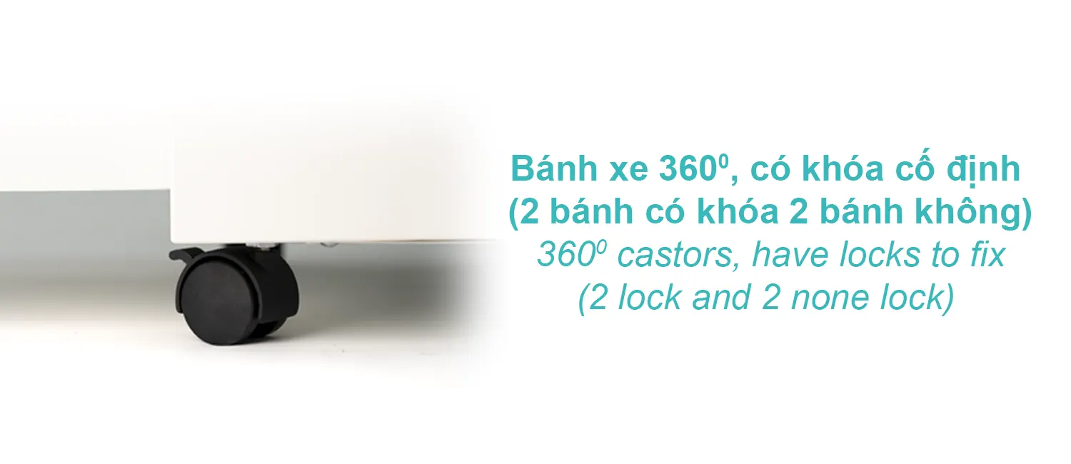 Bánh xe tủ di động ERM-04